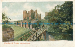 R026132 Kenilworth Castle And Rustic Bridge. Peacock. Autochrom - Monde