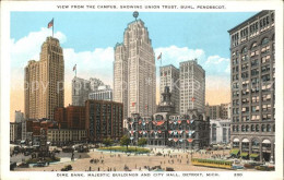 11686542 Detroit_Michigan Dime Bank Majestic Building And City Hall - Autres & Non Classés