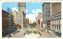 11686541 Detroit_Michigan Washington Boulevard From Michigan Avenue Autos - Sonstige & Ohne Zuordnung