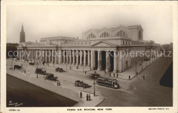 11686524 New_York_City Penna R.R. Station Strassenbahn Autos - Andere & Zonder Classificatie