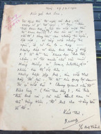 Soth Vietnam Letter-sent Mr Ngo Dinh Nhu -year-10-8/1953 No-339- 1 Pcs Paper Very Rare - Historical Documents