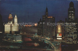 11686419 Chicago_Illinois Skyline At Night - Other & Unclassified