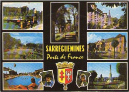 SARREGUEMINES - Multivues - (hopital, Casino, Gare, Blason, ...) - Dieuze