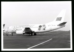 Fotografie Flugzeug Boeing 737, Passagierflugzeug Sommerflyet, Kennung LN-BRJ  - Luftfahrt