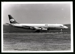 Fotografie Flugzeug Douglas DC-8, Passagierflugzeug BIAS International, Kennung OO-CMB  - Luftfahrt