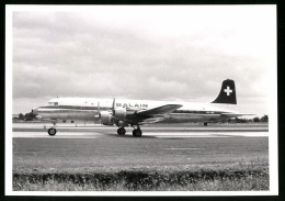 Fotografie Flugzeug Douglas DC-6, Passagierflugzeug Balair, Kennung HB-IBR  - Aviazione