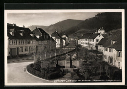 AK Calmbach Bei Wildbad I. Schwarzwald, Kriegerdenkmal  - Other & Unclassified