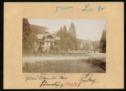 Fotografie Brück & Sohn Meissen, Ansicht Bärenburg, Julius-Alexander Haus & Gasthof Erzgebirgs-Heim  - Lieux