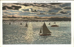 11686341 Oshkosh_Wisconsin Moonlight Sailing On Lake Winnebago - Otros & Sin Clasificación
