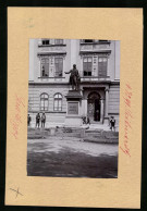 Fotografie Brück & Sohn Meissen, Ansicht Leitmeritz, Kaiser Josef II. Denkmal  - Lieux