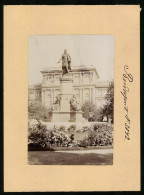Fotografie Brück & Sohn Meissen, Ansicht Budapest, Blick Auf Das Denkmal Des Grafen Istvan Szechenyi  - Places