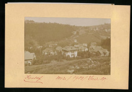 Fotografie Brück & Sohn Meissen, Ansicht Kipsdorf Im Erzg., Ortspanorama  - Places