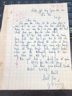 Soth Vietnam Letter-sent Mr Ngo Dinh Nhu -year-20-8/1953 No-343- 1 Pcs Paper Very Rare - Historical Documents