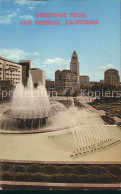 11686308 Los_Angeles_California Brunnen City Hall From Civic Center - Autres & Non Classés