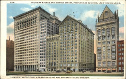 11686286 Chicago_Illinois Michigan Avenue Monroe Building And University Club - Autres & Non Classés