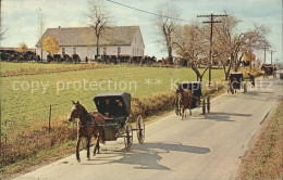 11686254 Johnstown Pennsylvania Mennonite Carriages At Church Pferdewagen Johnst - Sonstige & Ohne Zuordnung