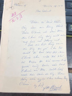 Soth Vietnam Letter-sent Mr Ngo Dinh Nhu -year-12-3/1953 No-113- 1 Pcs Paper Very Rare - Historical Documents