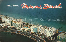 11686093 Miami_Beach Fliegeraufnahme Hotels Along Beach - Otros & Sin Clasificación