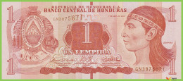 Voyo HONDURAS 1 Lempira 2022 P96e  Prefix GN UNC - Honduras