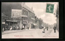 CPA Tergnier, Avenue De La Gare  - Autres & Non Classés