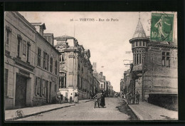 CPA Vervins, Rue De Paris, Vue De La Rue  - Vervins