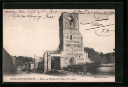 CPA Beaumont-le-Roger, Ruines De L`Eglise De Vieilles  - Beaumont-le-Roger