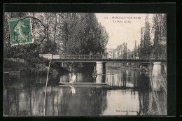 CPA Marcilly-sur-Eure, Le Pont De Fer  - Marcilly-sur-Eure