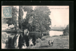 CPA Pont-Authou, La Risle  - Autres & Non Classés