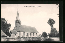 CPA St-Paul-de-Fourques, L`Eglise  - Autres & Non Classés