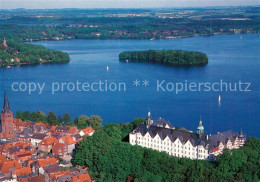 73321275 Ploen See Schloss Naturpark Holsteinische Schweiz Fliegeraufnahme Ploen - Plön