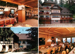 73321224 Seebach Ortenaukreis Berggasthaus Kernhof Gastraum Terrasse Seebach Ort - Sonstige & Ohne Zuordnung