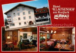 73321204 Murnau Staffelsee Hotel Klausenhof Am Kurpark Restaurant Murnau Staffel - Sonstige & Ohne Zuordnung