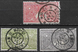 1906 Tuberculose Zegels Gestempeld 31 JAN 07  NVPH 84 / 86 - Used Stamps