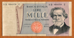 1973 // ITALIE // BANCA D'ITALIA // Mille Lire // VF //  TTB - 1000 Liras