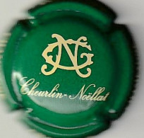 Capsule Champagne CHEURLIN_NOELLAT { N°47j : Vert Et Crème ; AUBE Bar-sur-Seine } {S19-24} - Other & Unclassified