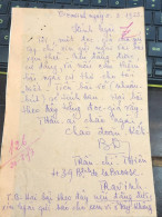 Soth Vietnam Letter-sent Mr Ngo Dinh Nhu -year-5-3/1953 No-126- 1 Pcs Paper Very Rare - Historische Dokumente