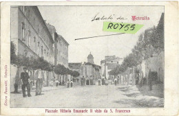 Lazio-viterbo-vetralla Piazzale Vittorio Emanuele II Animatissima Veduta Primi 900 ( F.picc./vedi Retro) - Sonstige & Ohne Zuordnung