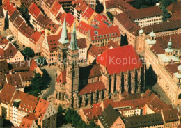 73320932 Nuernberg Sebalduskirche Fliegeraufnahme Nuernberg - Nuernberg