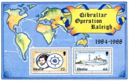 Gibraltar 1988 Operation Raleigh Condition MNH (Minisheet) - Gibilterra