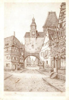 73320789 Rothenburg Tauber Roederbogen Kuenstlerkarte Fritz Hartmann Rothenburg  - Rothenburg O. D. Tauber