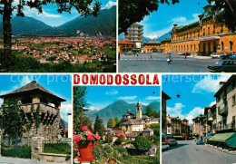 73320766 Domodossola Panorama Piazza Stazione La Tonetta Calvario Piazza Mercato - Autres & Non Classés