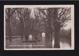 CPA - 91 - Soisy-sous-Etiolles - Inondation 1910 - Avenue Chevalier - Animée - Circulée - Sonstige & Ohne Zuordnung