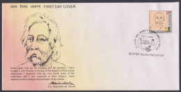 Inde India 2009 FDC Mahendra Lal Sircar, Medical Doctor, Medicine, Social Reformer, First Day Cover - Brieven En Documenten