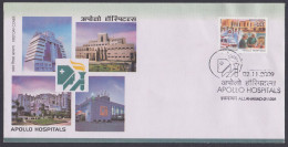 Inde India 2009 FDC Apollo Hospital, Medical, Doctor, Medicine, First Day Cover - Cartas & Documentos