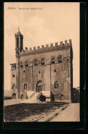 Cartolina Gubbio, Palazzo Dei Consoli, Facade  - Andere & Zonder Classificatie