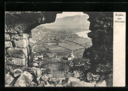 AK Kujtim Nga Shkodra, Blick Von Der Ruine Auf Die Stadt Im Tal  - Albanie