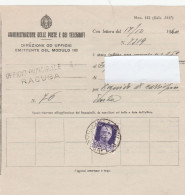 Imperiale (4) Modello 162 Ammende Affrancato Con C. 50 Isolato - Storia Postale