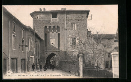 CPA Chatillon-sur-Chalaronne, Portes De Villars, Enfants  - Châtillon-sur-Chalaronne