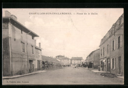 CPA Chatillon-sur-Chalaronne, Place De La Halle  - Châtillon-sur-Chalaronne