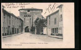 CPA Chatillon-sur-Chalaronne, Place De Villars, Portal  - Châtillon-sur-Chalaronne